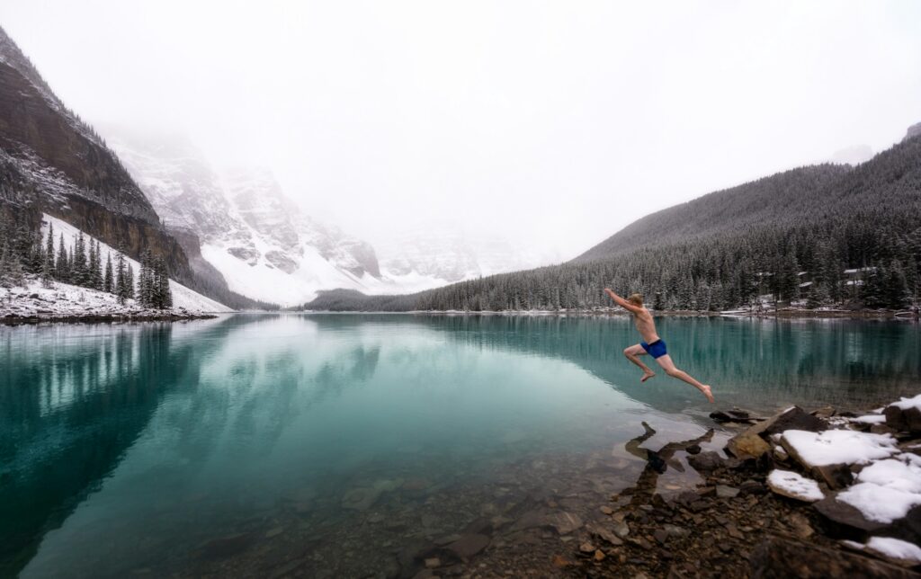 jumping-to-dive-into-cold-water